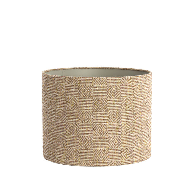 Light en Living Kap cilinder 40-40-30 cm RAVI bruin