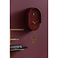 Karlsson Wandklok Tweet burgundy