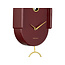 Karlsson Wandklok Tweet burgundy