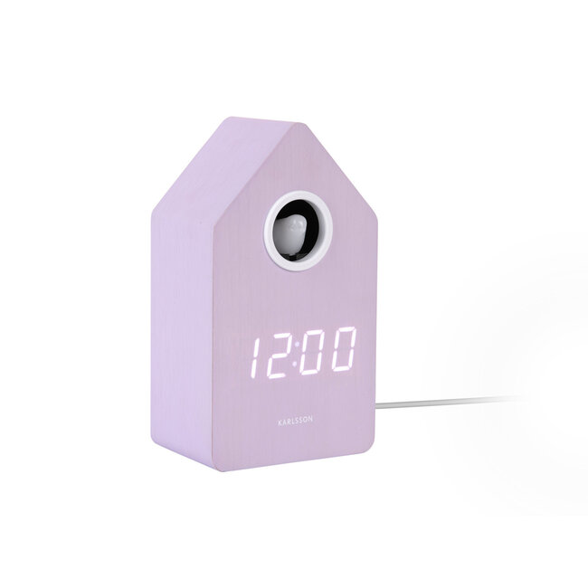 Karlsson Wekker Cuckoo LED zacht paars