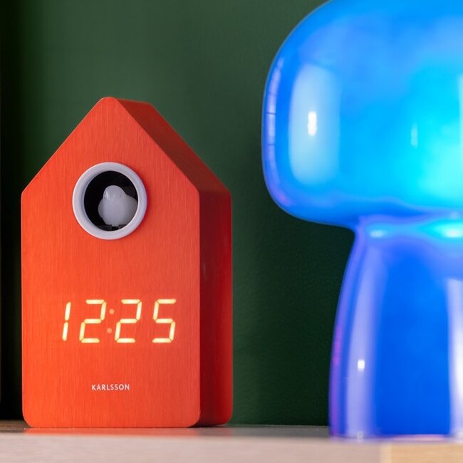 Karlsson Wekker Cuckoo LED helder oranje