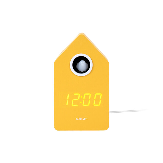 Karlsson Wekker Cuckoo LED mango geel
