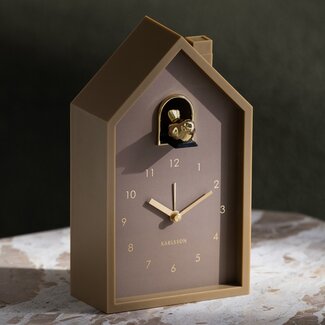 Karlsson Wekker Modern Cuckoo Oro mocca bruin