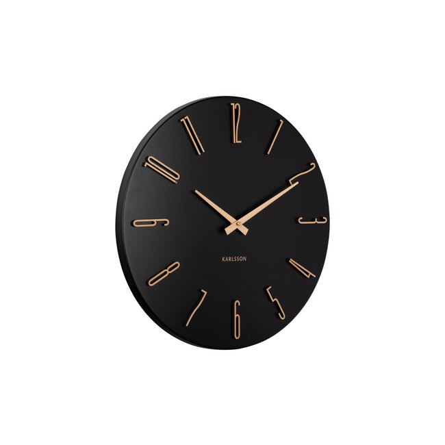 Karlsson Wandklok Esmerado zwart