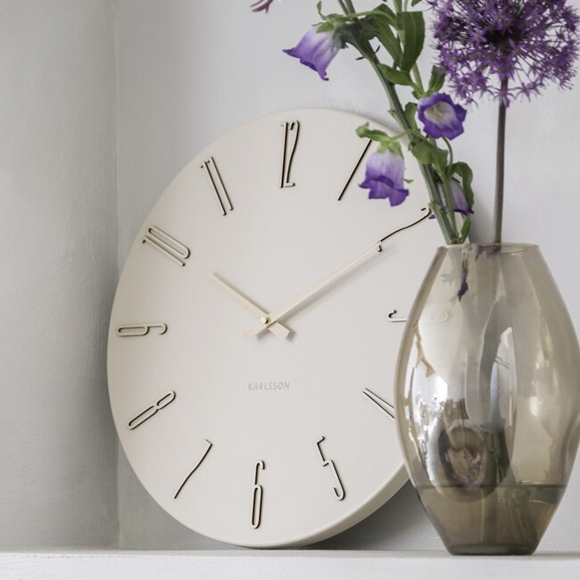 Karlsson Wandklok Esmerado offwhite
