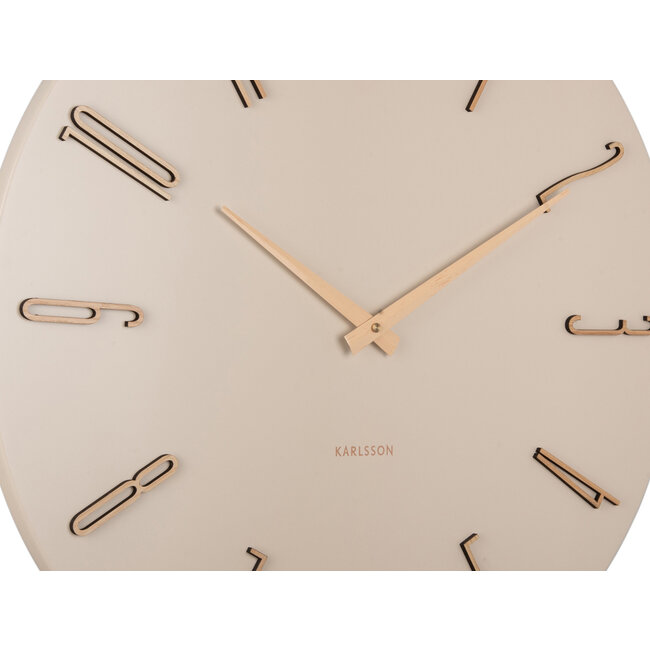 Karlsson Wandklok Esmerado groot wit