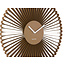 Karlsson Wandklok Cascara mocca bruin
