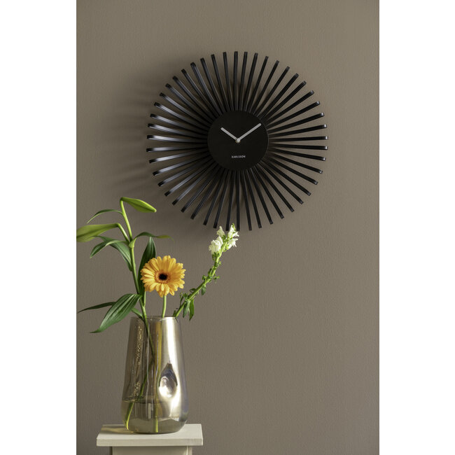 Karlsson Wandklok Polo zwart