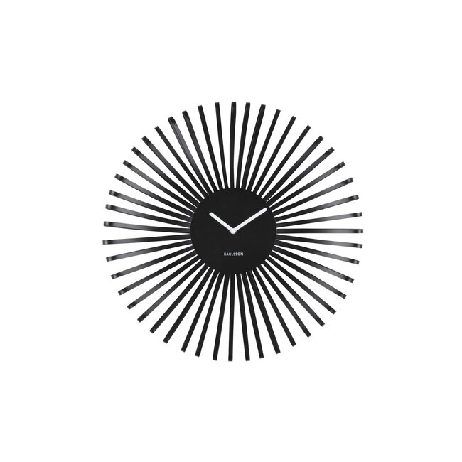 Karlsson Wandklok Polo zwart