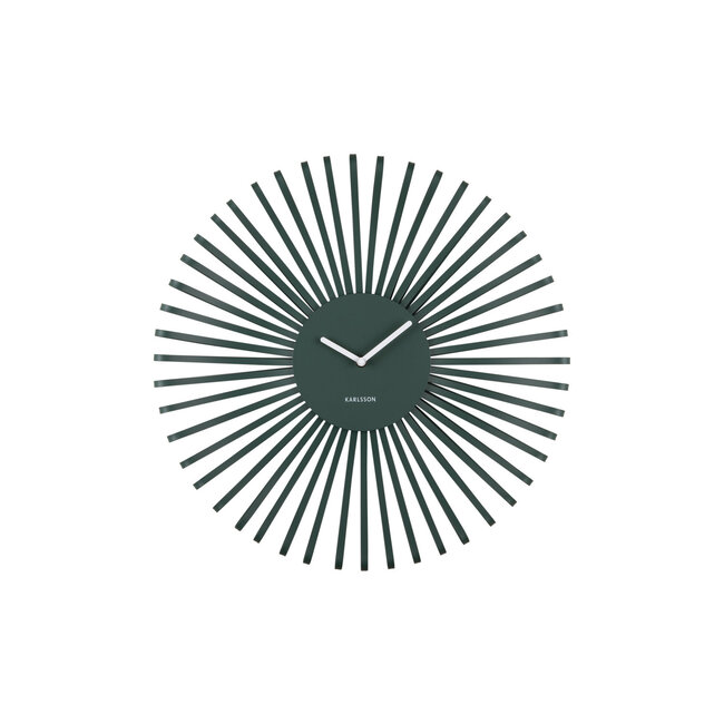 Karlsson Wandklok Polo jungle groen