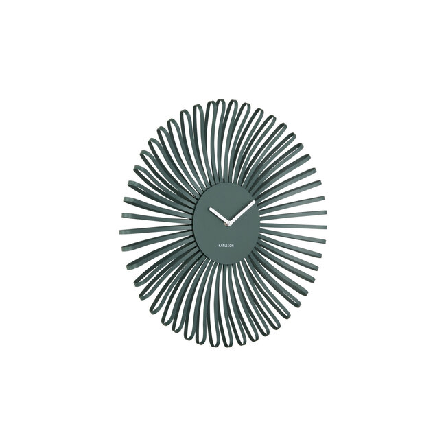 Karlsson Wandklok Polo jungle groen