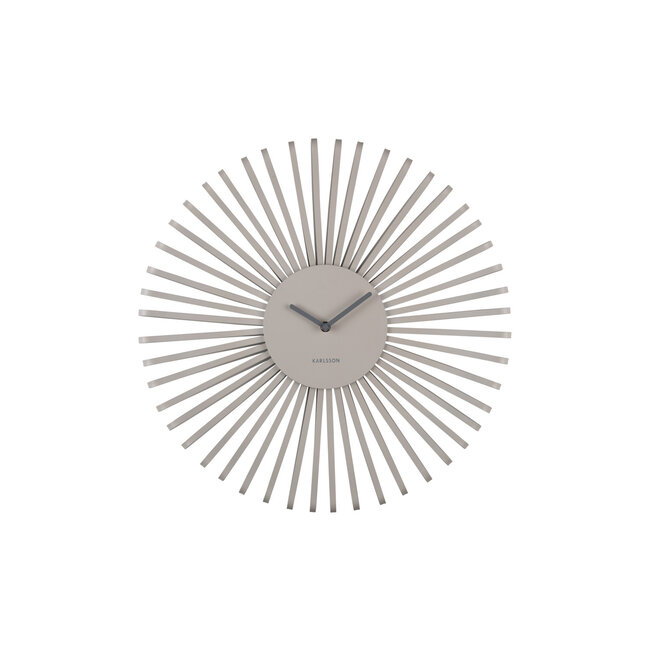Karlsson Wandklok Polo warm grijs