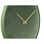 Karlsson Wandklok Fuerte Dome luxury groen