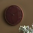 Karlsson Wandklok Fuerte Dome burgundy rood