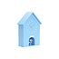 Karlsson Wandklok Garding Doggy zacht blauw