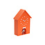 Karlsson Wandklok Garding Doggy bright oranje