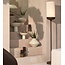 Light en Living Vloerlamp Ø23x159 cm DANIA hout print d bruin+touw crème