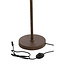 Light en Living Vloerlamp Ø23x159 cm DANIA hout print d bruin+touw crème