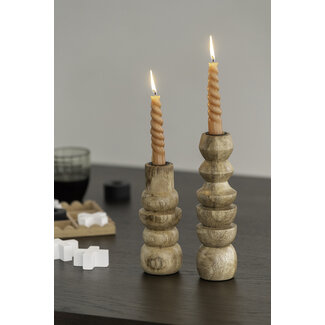 Present Time Kandelaar Formado groot mangohout naturel Present Time Kandelaar Formado groot mangohout naturel