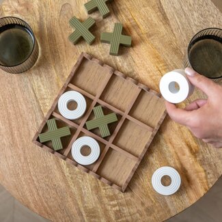 Present Time Tic Tac Toe army groen