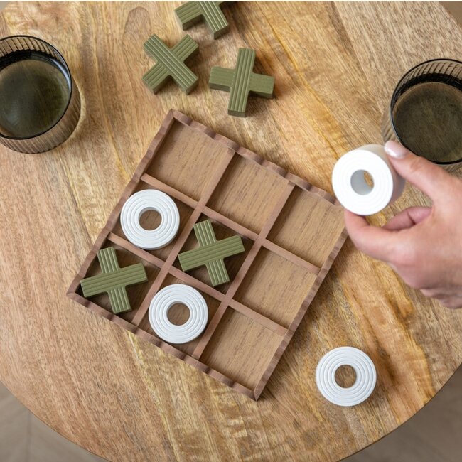 Present Time Tic Tac Toe army groen