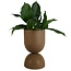 Present Time Plantenpot Tonar groot mocca bruin