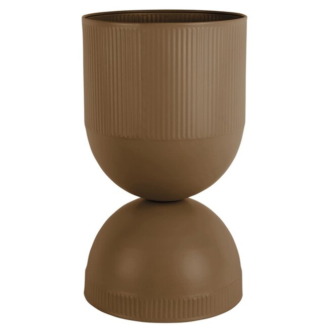 Present Time Plantenpot Tonar groot mocca bruin