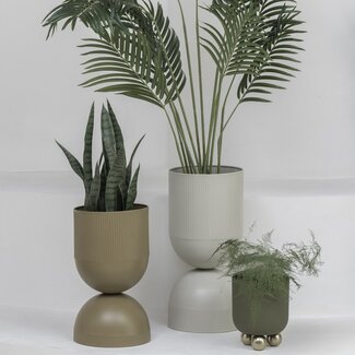 Present Time Plantenpot Tonar groot zacht warm grijs