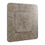 PTMD Wandornament Dishita Crème vierkant mdf M