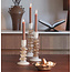 Light en Living Kandelaar Ø11,5X35 Cm ESTINA creme+bruin