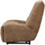 Woood Relaxfauteuil Hein geweven rib lichtbruin