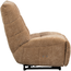 Woood Relaxfauteuil Hein geweven rib lichtbruin