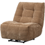 Woood Relaxfauteuil Hein geweven rib lichtbruin