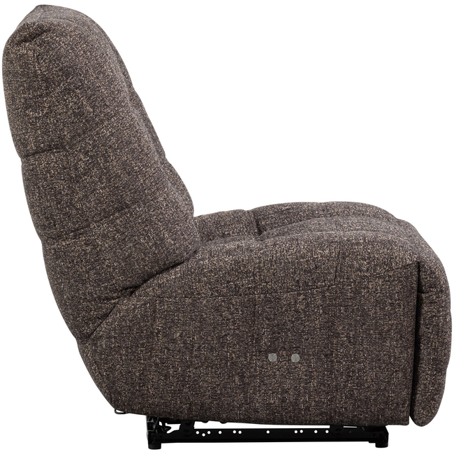 Woood Relaxfauteuil Hein melange antraciet/bruin