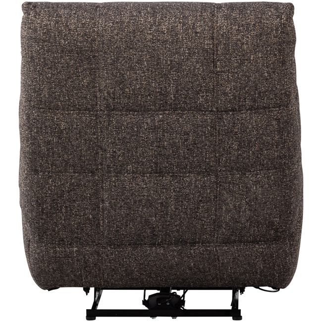 Woood Relaxfauteuil Hein melange antraciet/bruin