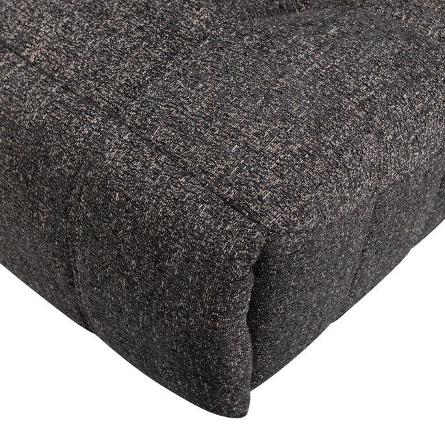 Woood Relaxfauteuil Hein melange antraciet/bruin