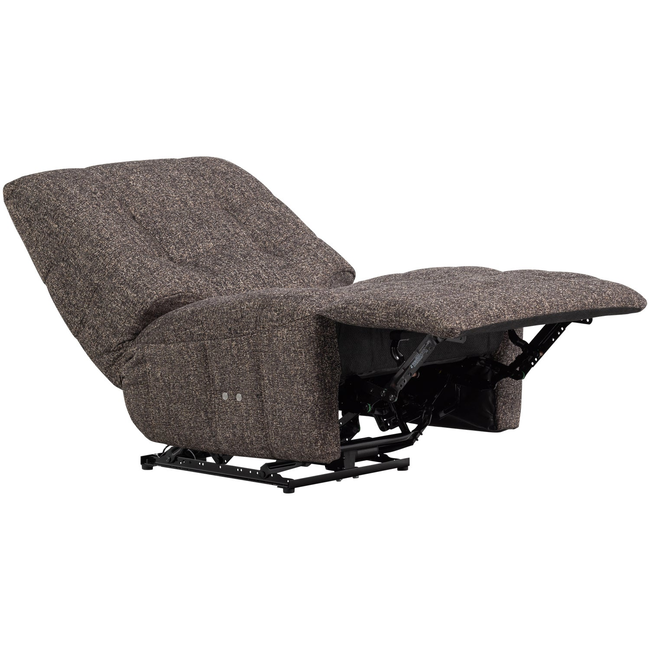 Woood Relaxfauteuil Hein melange antraciet/bruin