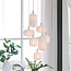 Light en Living Hanglamp 7L Ø53x34 cm TUFIA linnen crème