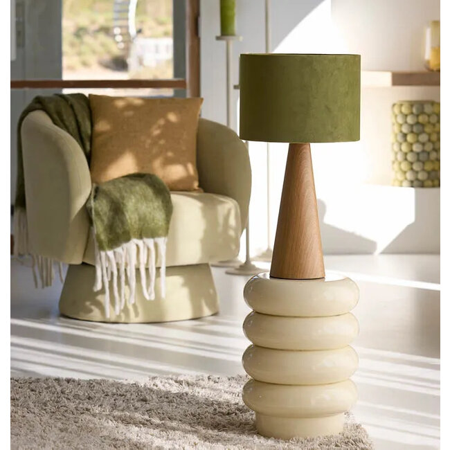 Light en Living Lampvoet Ø13,5X33,5 cm DINAN houtprint naturel