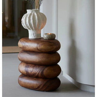 Light en Living Bijzettafel 45x31x48 cm FACUNDO hout naturel