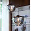Light en Living Hanglamp MAYSON mat zwart+glas smoke - Diverse maten