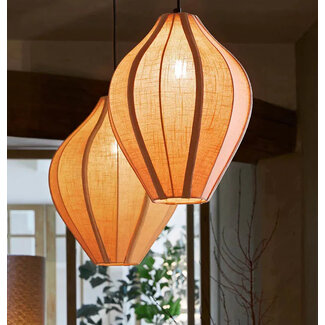 Light en Living Hanglamp Ø47x55 cm PASTO licht roze Light en Living Hanglamp Ø47x55 cm PASTO licht roze