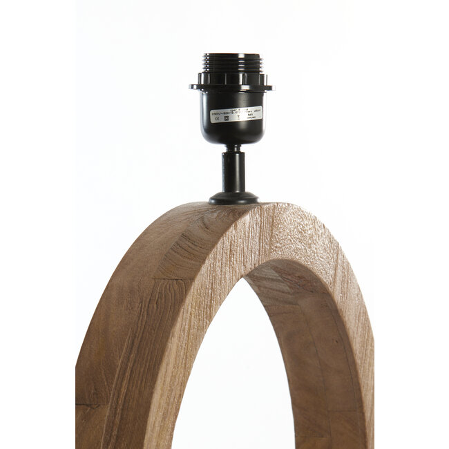 Light en Living Lampvoet 41x13x55 cm TINAR hout mat bruin