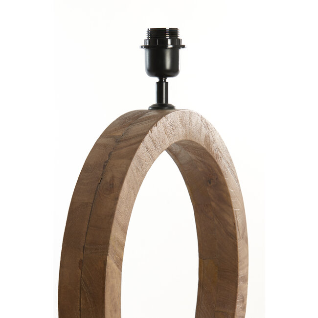 Light en Living Lampvoet 41x13x55 cm TINAR hout mat bruin