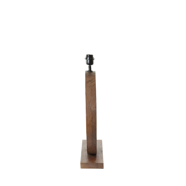 Light en Living Lampvoet 51x13x64 cm TINAR hout matbruin