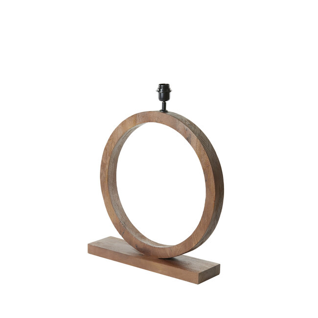 Light en Living Lampvoet 51x13x64 cm TINAR hout matbruin
