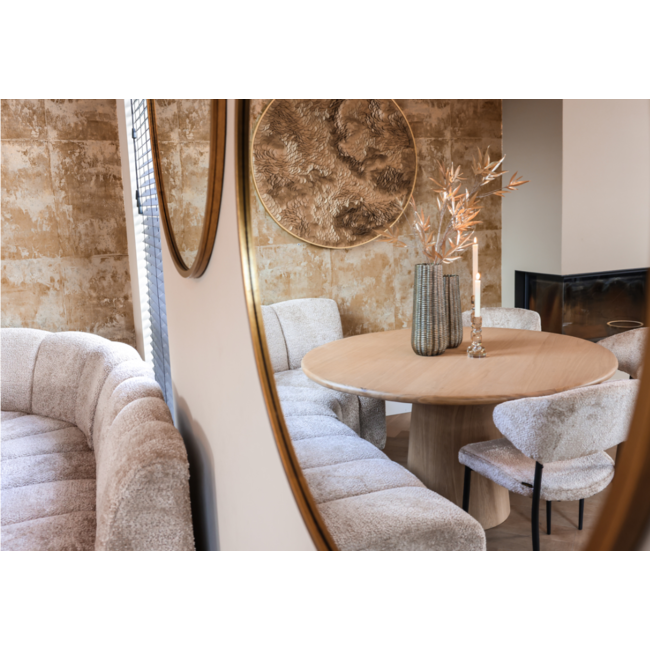 Richmond Interiors  Eetkamerbank Hillpark lovely beige 120 cm