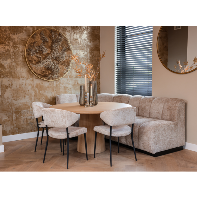 Richmond Interiors  Eetkamerbank Hillpark lovely beige 120 cm