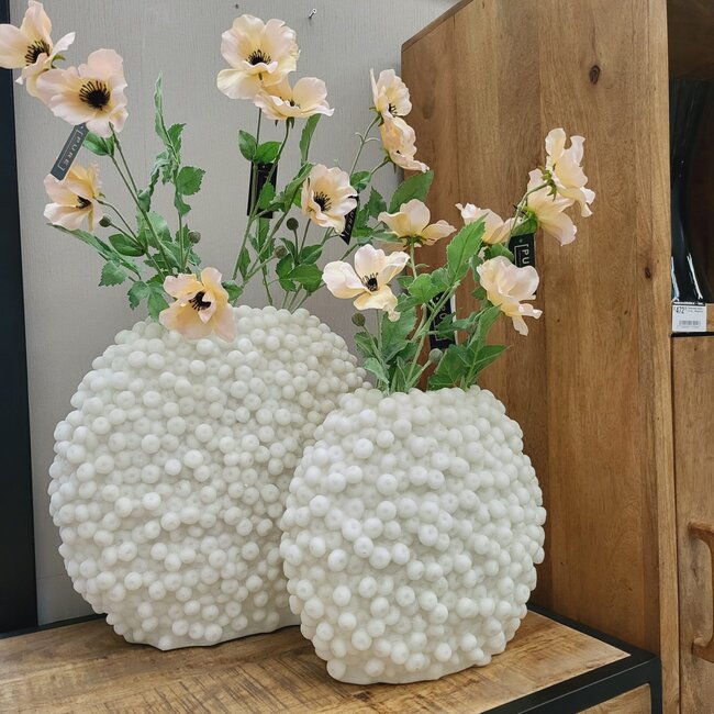 Light en Living Deco Vaas BERRIES 32x18x27,5 cm Beige – Light & Living