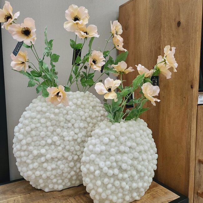 Light en Living Deco Vaas BERRIES 32x18x27,5 cm Beige – Light & Living